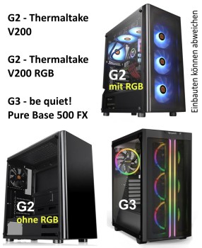 Gamer Komplett-PC mit AMD Ryzen 9 7900X + B650 - WIFI - RX 7900 XT - 32 GB Ram