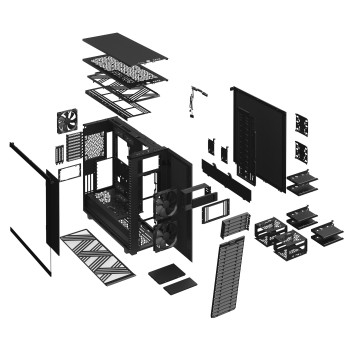 CAD Workstation mit AMD Ryzen Threadripper Pro 7985WX - RTX A6000 - WLAN - 256 GB Ram