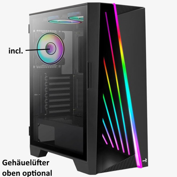 Gamer-PC mit AMD Ryzen 7 9800X3D - WiFi 6E - RTX 4070 - B650 - 32 GB Ram